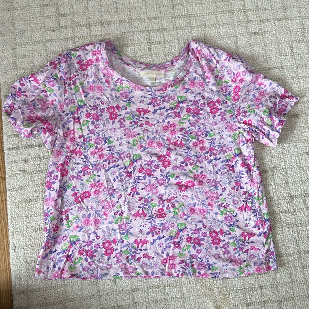 LoveShack Fancy floral tshirt